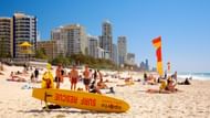 A shot of Surfers Paradise Beach. (Photo via Expedia)